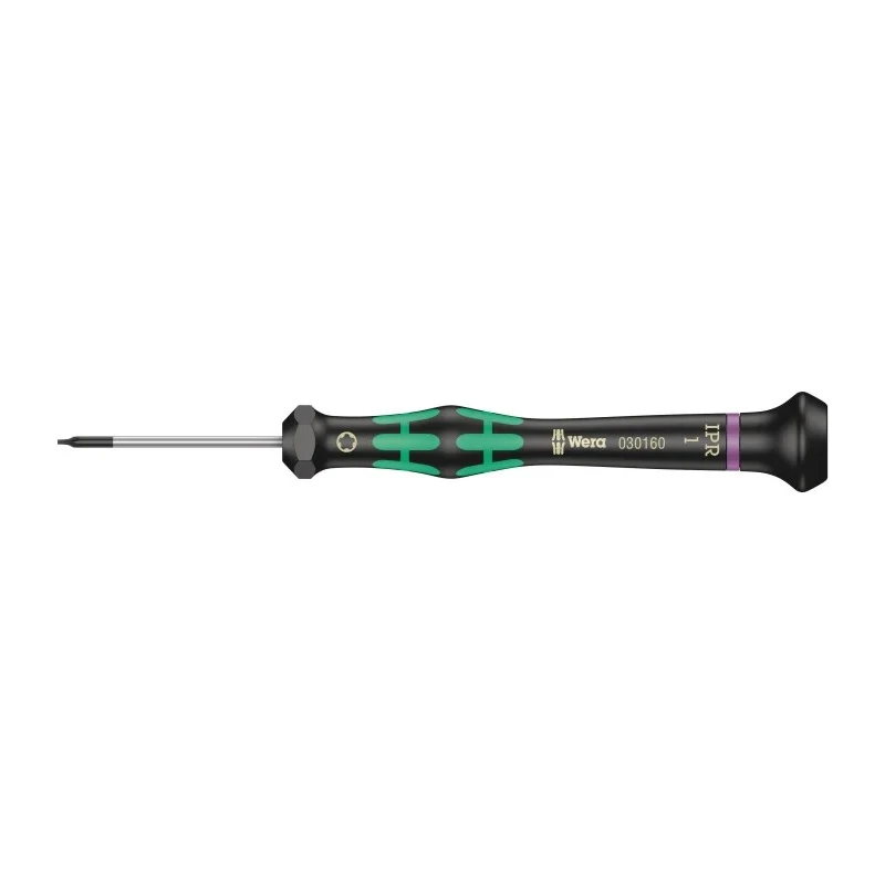 Wera Precision Screwdriver, Ergonomic Insulated 44 mm Blade, 141 mm Overall 05030160001