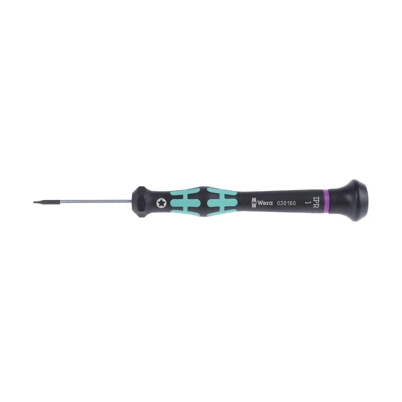 Wera Precision Screwdriver, Ergonomic Insulated 44 mm Blade, 141 mm Overall 05030160001