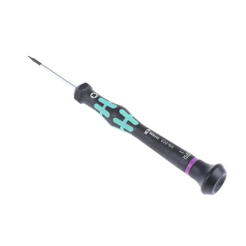 Wera Precision Screwdriver, Ergonomic Insulated 44 mm Blade, 141 mm Overall 05030160001