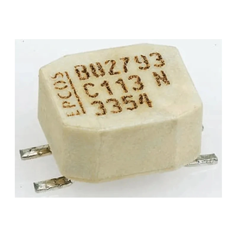 TDK Unshielded Surface Mount Common Mode Choke with Ferrite Core, 1 mH Inductance, -30 to 50 % Tolerance B82793C0105N265
