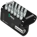 Wera Hex, Phillips, Pozidriv, Torx Screwdriver Bit Set with 12 Pieces S2 Steel 1/4" Hex Drive 05057424001
