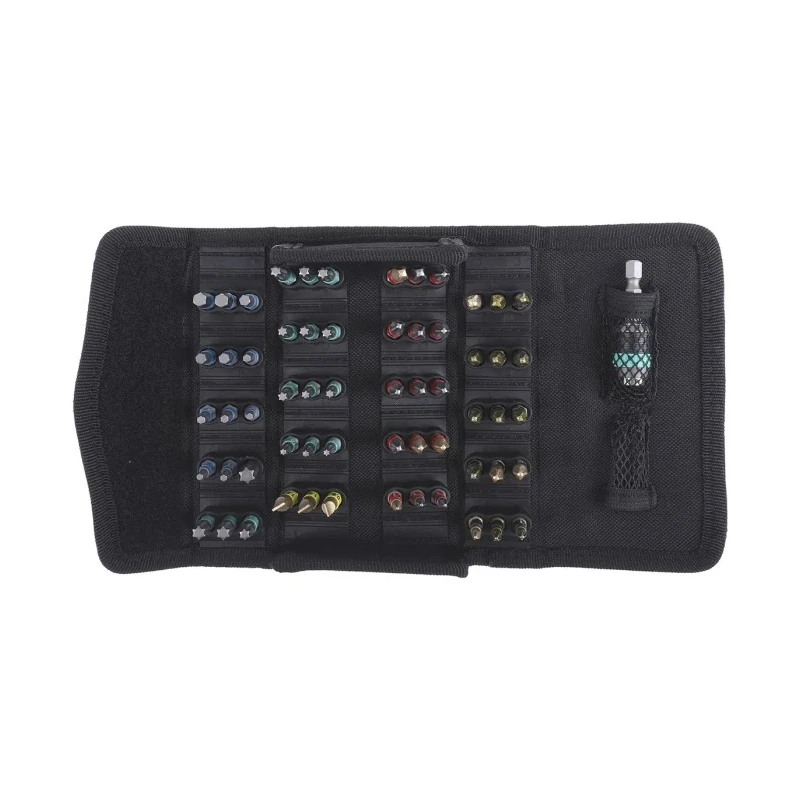 Wera Universal Hex Phillips Pozidriv Slotted Torx Screwdriver Bit Set 61 Pieces 1/4 in 160mm 05057441001
