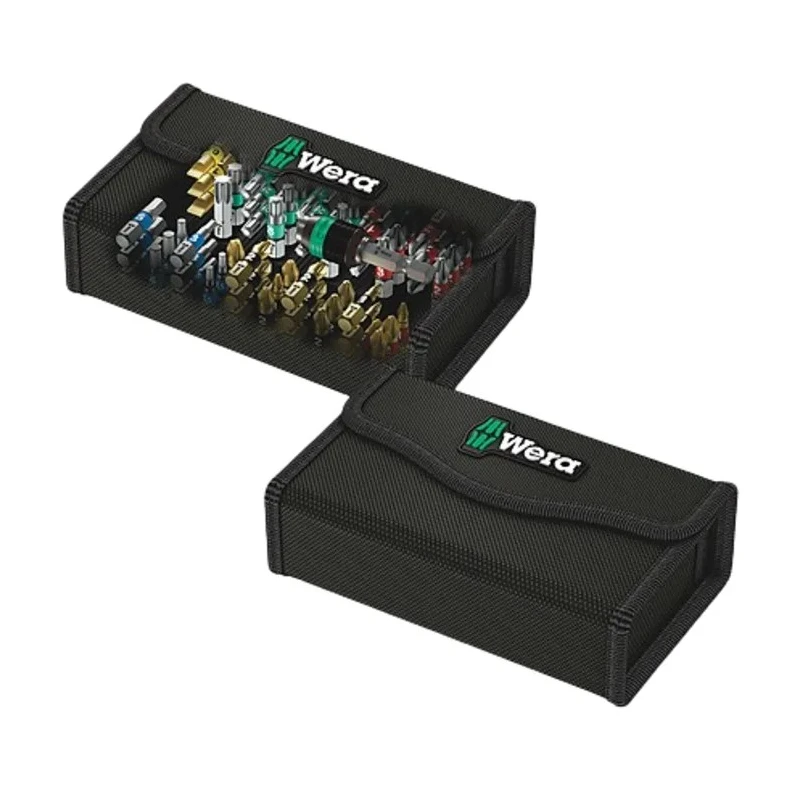 Wera Universal Hex Phillips Pozidriv Slotted Torx Screwdriver Bit Set 61 Pieces 1/4 in 160mm 05057441001