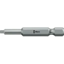 Wera Square Screwdriver Bit with 1/4 in Hex Drive, SQ1 Tip, 50mm Overall Length 05060147001
