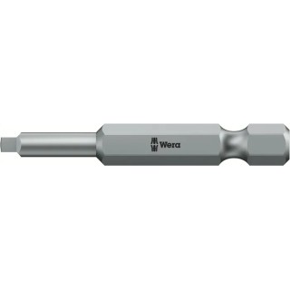 Wera Square Screwdriver Bit with 1/4 in Hex Drive, SQ1 Tip, 50mm Overall Length 05060147001