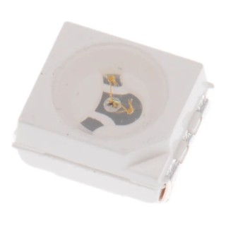 Broadcom 3.4 V Blue LED PLCC 2 Surface Mount High Reliability SMT Light Emitting Diode HSMN-A100-R00J1