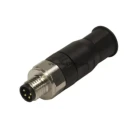 HARTING Circular Connector Cable Plug Male, 4 Contacts, M8 Connector, IP67, Screw-On Mating, 30V, 4A 21023591401