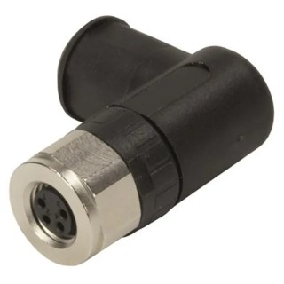 HARTING Circular Connector Cable Socket, Female, 4 Contacts, M8 Size, IP67, 30V, 4A Current, Polyamide Housing 21023692401