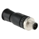 HARTING Circular Connector, 5 Contacts, Cable Mount, M12 Connector, Plug, Male, IP67, 60V, 7.5A, Screw 21033191501