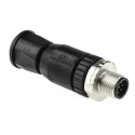 HARTING Circular Connector Cable Mount Plug Male 8 Contacts 2A 30V IP67 M12 Series 21033191801