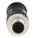 HARTING Circular Connector Cable Mount Plug Male 8 Contacts 2A 30V IP67 M12 Series 21033191801