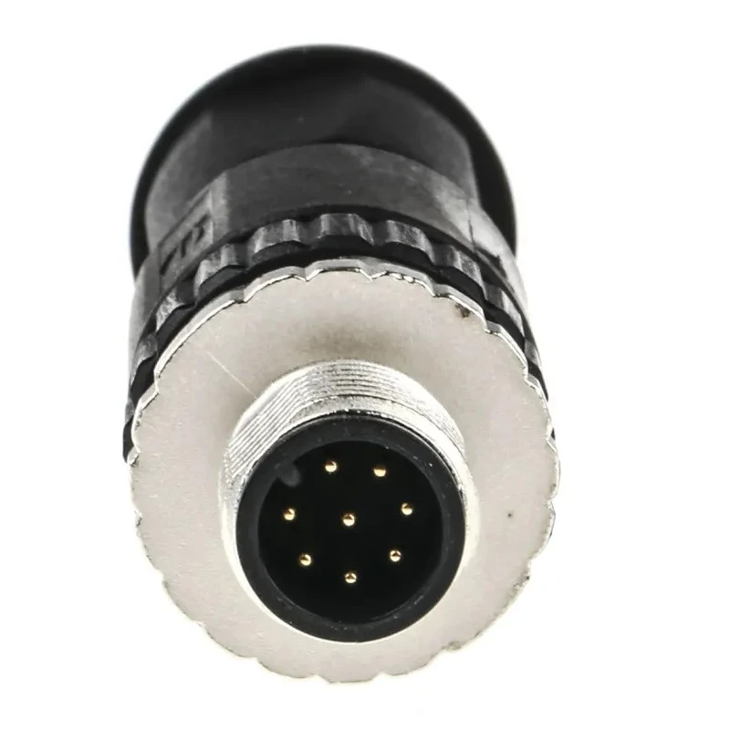 HARTING Circular Connector Cable Mount Plug Male 8 Contacts 2A 30V IP67 M12 Series 21033191801