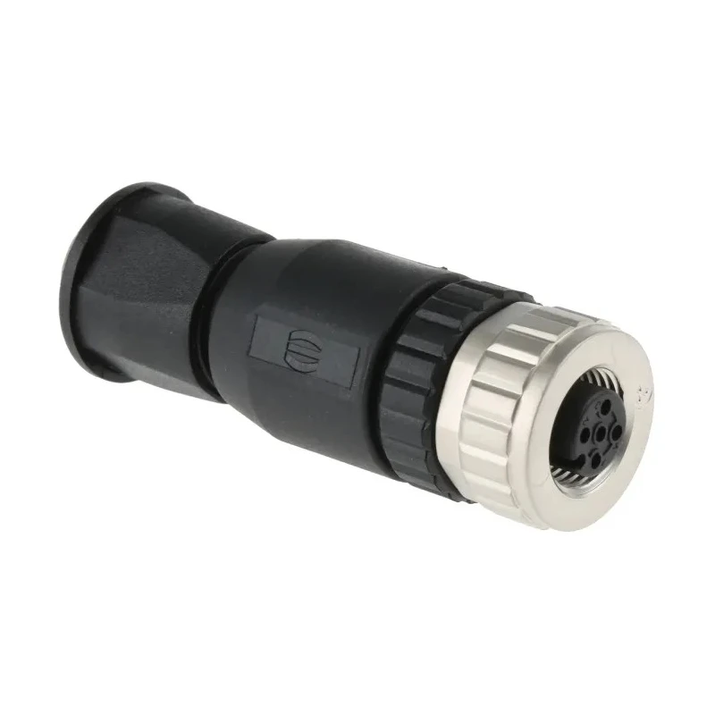 HARTING Circular Connector M12, 5 Contacts, Cable Mount, Socket, Female, IP67, 60V, 7.5A, Screw-On Mating, Model 21033192501