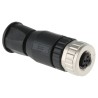 HARTING Circular Connector M12, 5 Contacts, Cable Mount, Socket, Female, IP67, 60V, 7.5A, Screw-On Mating, Model 21033192501