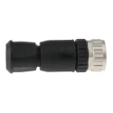 HARTING Circular Connector M12, 5 Contacts, Cable Mount, Socket, Female, IP67, 60V, 7.5A, Screw-On Mating, Model 21033192501