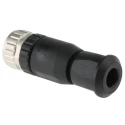 HARTING Circular Connector M12, 5 Contacts, Cable Mount, Socket, Female, IP67, 60V, 7.5A, Screw-On Mating, Model 21033192501