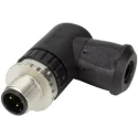 HARTING Circular Connector, 4 Contacts, Cable Mount, M12 Connector, Plug, Male, IP67, 250V, 7.5A, M12 Series 21033193401