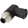 HARTING Circular Connector, 4 Contacts, Cable Mount, M12 Connector, Plug, Male, IP67, 250V, 7.5A, M12 Series 21033193401