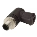 HARTING Circular Connector, 5 Contacts, Cable Mount, M12 Socket, Male, IP67, Right Angle, Screw-On, 60V, 7.5A 21033193501