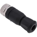 HARTING Circular Connector Cable Mount Socket Female 8 Contacts Gold over Nickel Plating M12 30V 2A IP67 21033192801