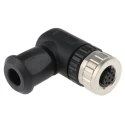 HARTING Circular Connector 8 Contacts Cable Mount M12 Socket Female IP67 Die Cast Zinc Polyamide 21033194801