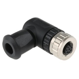 HARTING Circular Connector 8 Contacts Cable Mount M12 Socket Female IP67 Die Cast Zinc Polyamide 21033194801