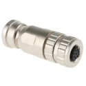 HARTING Circular Connector Cable Mount M12 Socket Female 8 Contacts IP67 30V 2A 21033292801