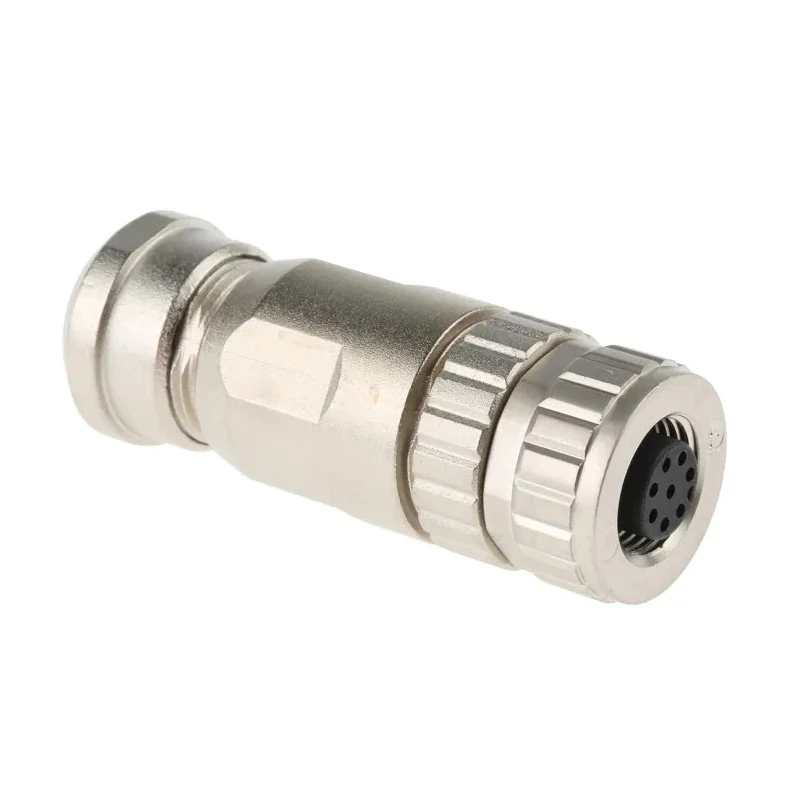 HARTING Circular Connector Cable Mount M12 Socket Female 8 Contacts IP67 30V 2A 21033292801