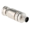 HARTING Circular Connector Cable Socket, Male, 5 Contacts, M12 Size, 7.5A, 60V, IP67 Protection, Screw-On 21033291501