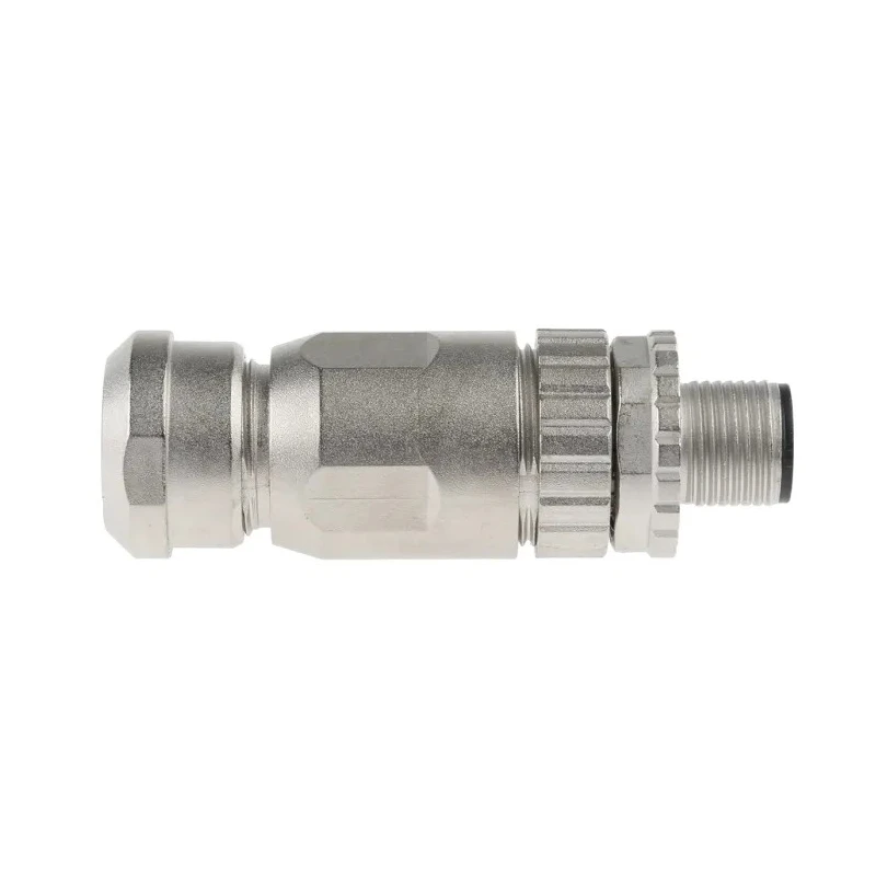 HARTING Circular Connector Cable Socket, Male, 5 Contacts, M12 Size, 7.5A, 60V, IP67 Protection, Screw-On 21033291501
