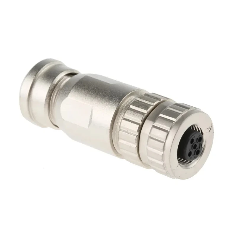 HARTING Circular Connector 5 Contacts Cable Mount M12 Plug Female IP67 Die Cast Zinc, 60V 7.5A 21033292501