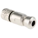 HARTING Circular Connector 5 Contacts Cable Mount M12 Plug Female IP67 Die Cast Zinc, 60V 7.5A 21033292501