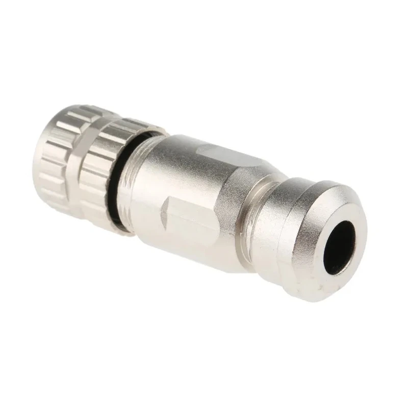 HARTING Circular Connector 5 Contacts Cable Mount M12 Plug Female IP67 Die Cast Zinc, 60V 7.5A 21033292501