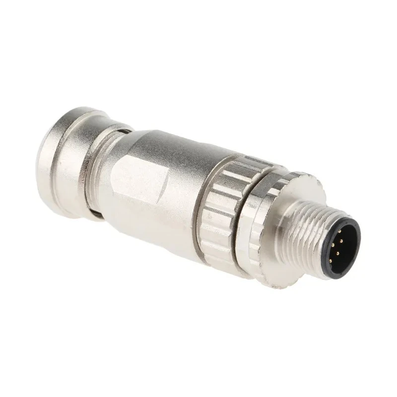 HARTING Circular Connector, 8 Contacts, Cable Mount, M12 Connector, Plug, Male, IP67, Die Cast Zinc Housing 21033291801