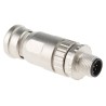 HARTING Circular Connector, 8 Contacts, Cable Mount, M12 Connector, Plug, Male, IP67, Die Cast Zinc Housing 21033291801