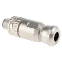 HARTING Circular Connector, 8 Contacts, Cable Mount, M12 Connector, Plug, Male, IP67, Die Cast Zinc Housing 21033291801