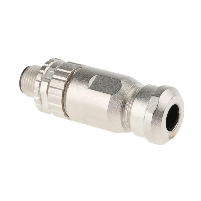 HARTING Circular Connector, 8 Contacts, Cable Mount, M12 Connector, Plug, Male, IP67, Die Cast Zinc Housing 21033291801