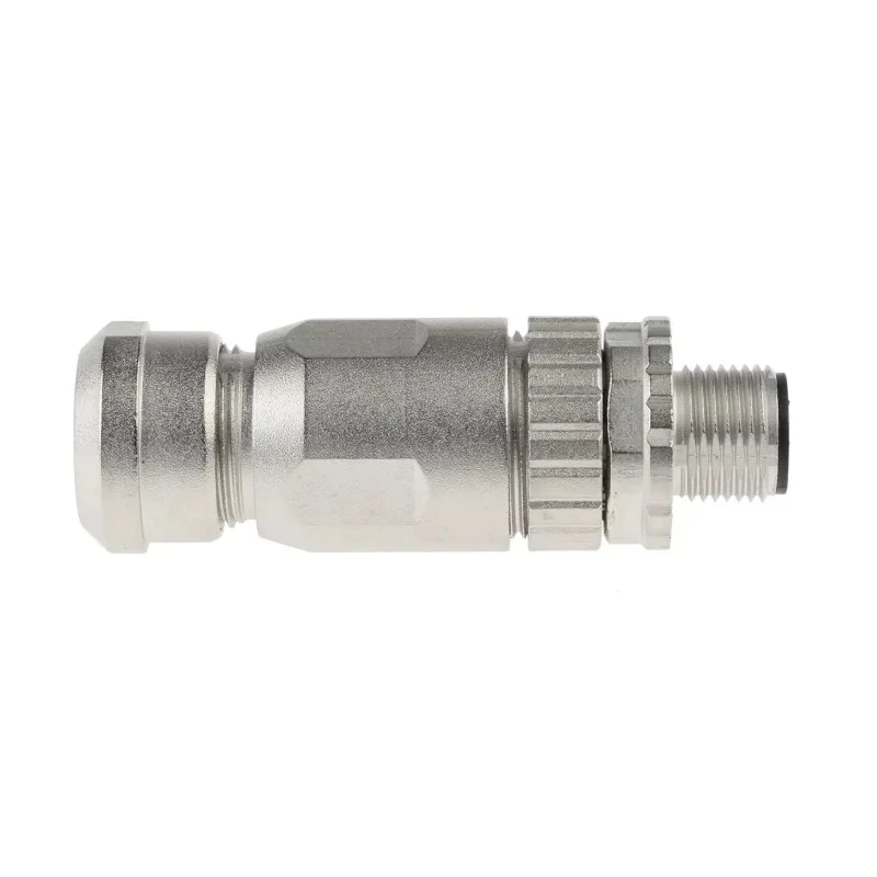 HARTING Circular Connector, 8 Contacts, Cable Mount, M12 Connector, Plug, Male, IP67, Die Cast Zinc Housing 21033291801