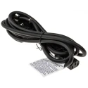 RS PRO IEC C13 to BS1363 Power Cord, 2 m Black Low Smoke Zero Halogen, 250V 5A BS1363