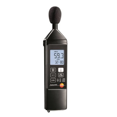 Testo Sound Level Meter 32 dB to 130 dB 8 kHz IEC 60651 Class 2 Accuracy, LCD Display 0563 8155