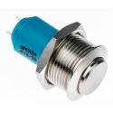 APEM AV Series Push Button Switch, Latching, Through Hole, 16.2 mm Cutout, SPST, IP65, 24 V dc 250 V ac AV0611A200