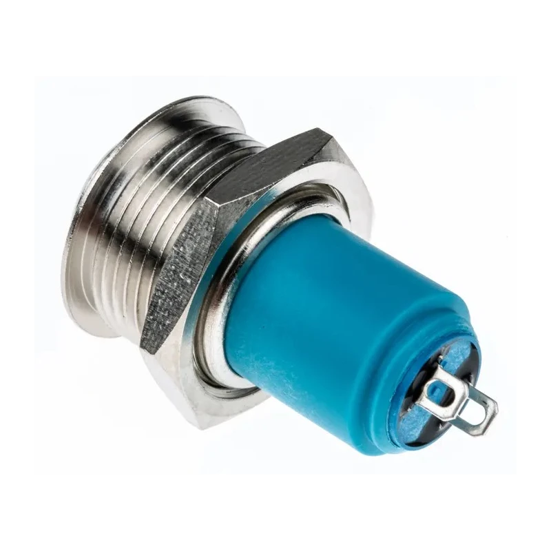 APEM AV Series Push Button Switch, Latching, Through Hole, 16.2 mm Cutout, SPST, IP65, 24 V dc 250 V ac AV0611A200