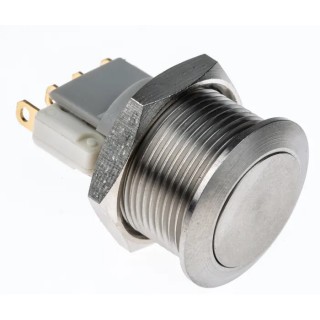APEM AV Series Push Button Switch Momentary Panel 19.2 mm Cutout SPDT IP65 AV19LP407