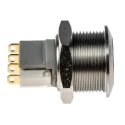 APEM AV Series Push Button Switch Momentary Panel 19.2 mm Cutout SPDT IP65 AV19LP407