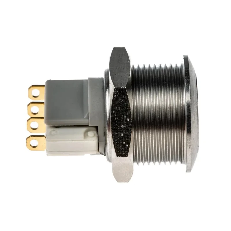 APEM AV Series Push Button Switch Momentary Panel 19.2 mm Cutout SPDT IP65 AV19LP407