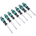 Wera Hexagon Nut Driver Set Kraftform Plus Series Hollow Shafts 7 Pcs 90mm Overall 05029510001