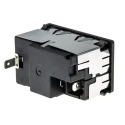 Schurter IEC Connector C14 Straight Snap-in Male, 250V, 10A, Fuse Size 5 x 20 mm KM01.1105.11