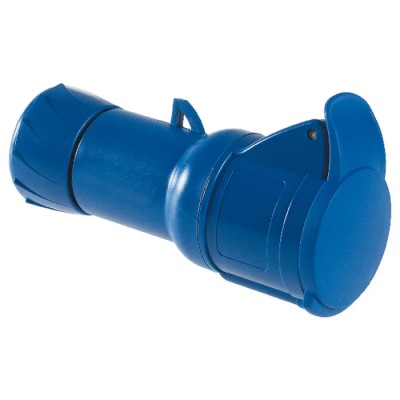 Schneider Electric Cable Mount Industrial Power Connector 16A, 230V, IP44 Blue, 2P+PE, Mureva 