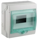 Schneider Electric Lockable Kaedra Mini Distribution Board, Plastic, 8 Way, IP65, Surface Mount, 63A Maximum Current 13959