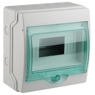 Schneider Electric Lockable Kaedra Mini Distribution Board, Plastic, 8 Way, IP65, Surface Mount, 63A Maximum Current 13959